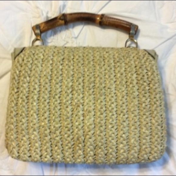 SOLD ON TRADESY Meyers Vintage Woven Straw Handbag - Picture 3 of 4